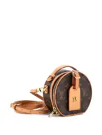 LV Mini Boîte Chapeau Brown Monogram Canvas Crossbody Bag - Image 2