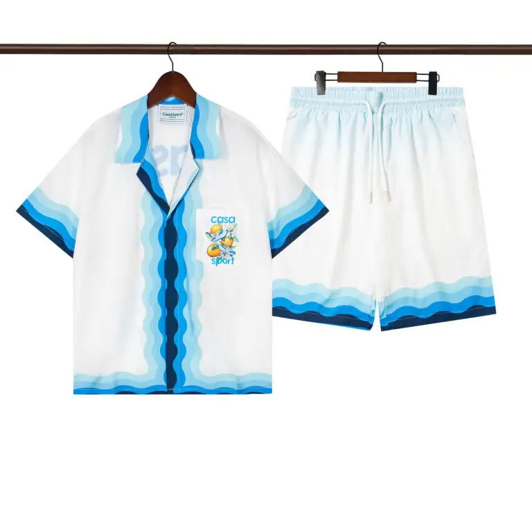 Casablanca Surreal Pool Shirt And Short Set