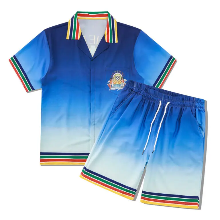 Casablanca Short Set Blue
