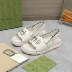 Interlocking Sandals White - Image 2