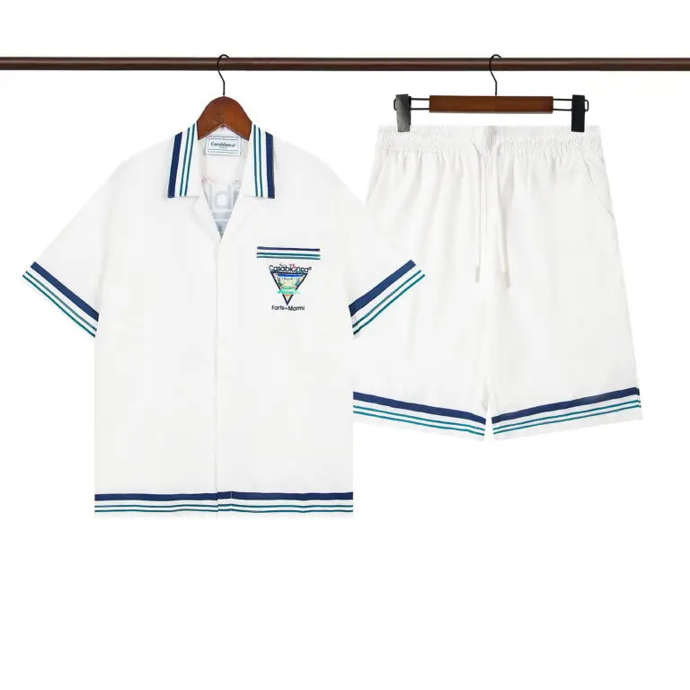 Casablanca Paris Miami Open x Forte Dei Marmi Shirt And Shorts Set White