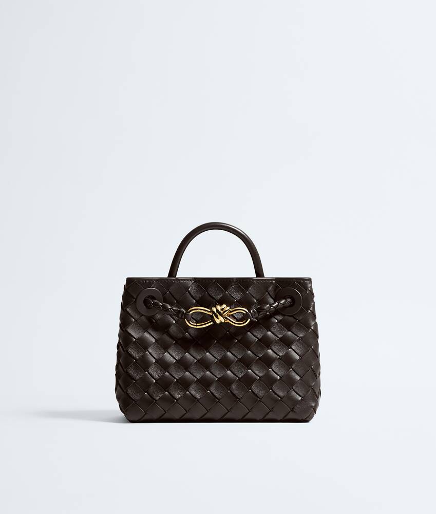 Bottega Veneta Black Small Andiamo Bag