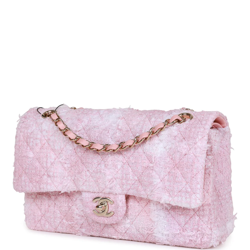 C-M255-110822-1-CG-03_1024x1024 Chanel Classic Pink Tweed Flap Bag - Image 1