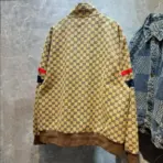 Cotton Canvas Bomber Jacket Beige - Image 2