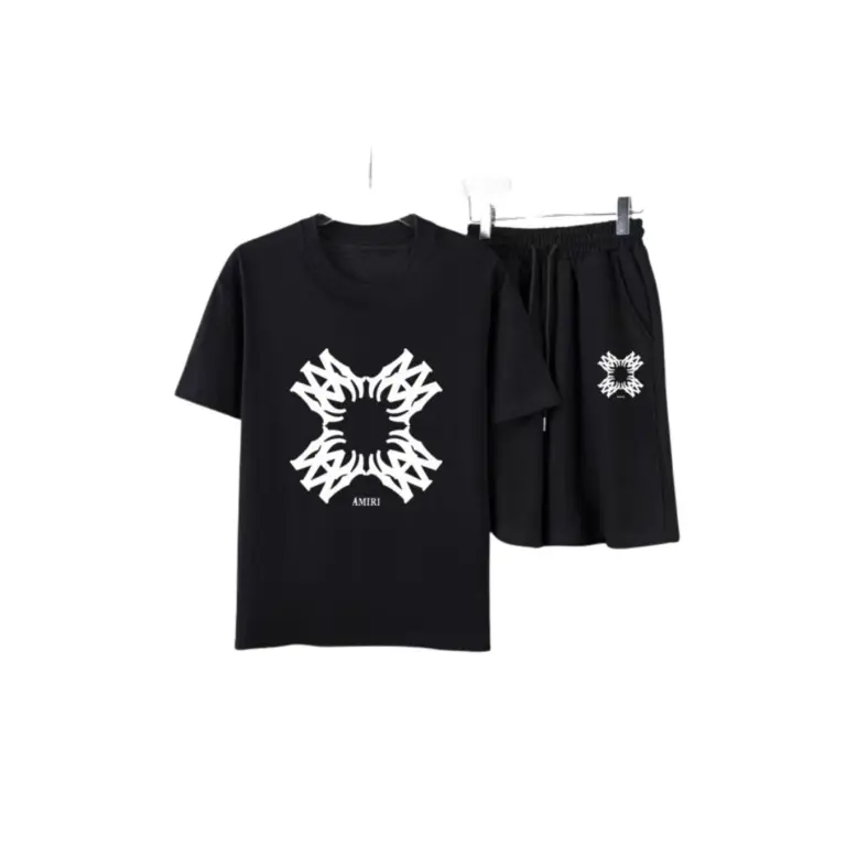 Amiri MA Quad T-Shirt And Shorts Set Black