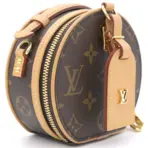 LV Mini Boîte Chapeau Brown Monogram Canvas Crossbody Bag