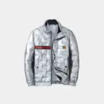Duck Down Jacket Glossy White