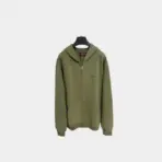 Zip Hoodie Moss Green