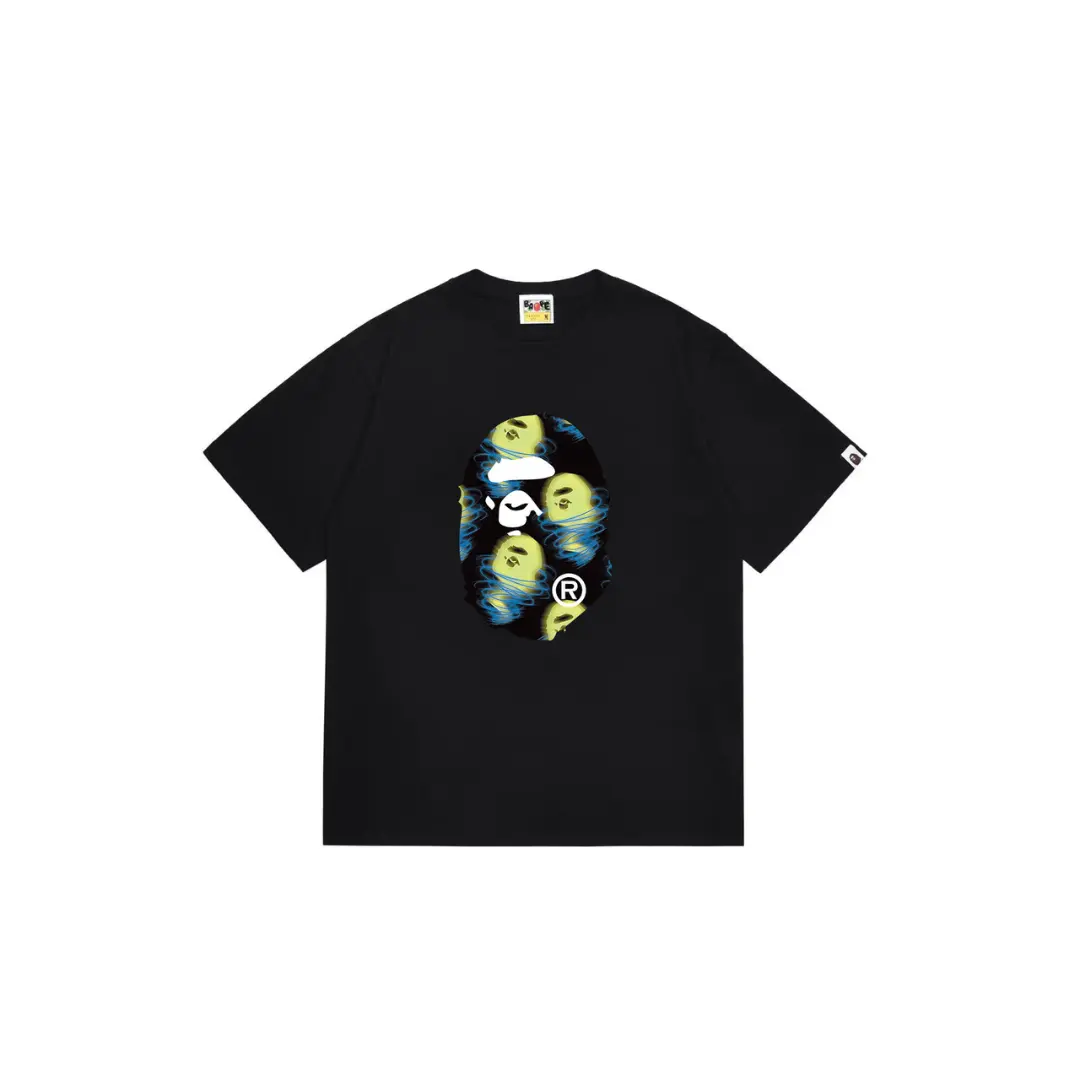BAPE Ape Monogram T Shirt Black