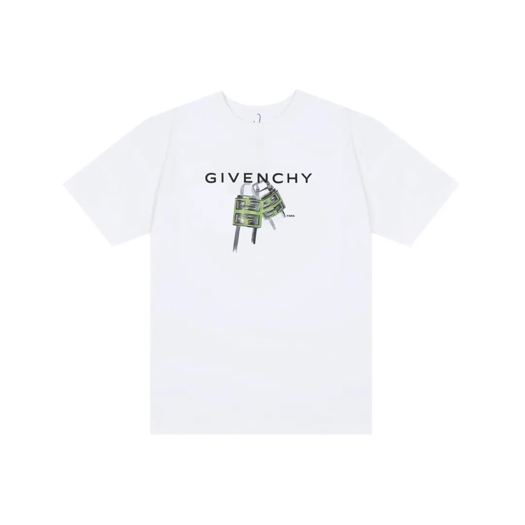 Deluxeside-2026-01-28T175853.680 Givenchy White T-Shirt With Monogram Design - Image 1