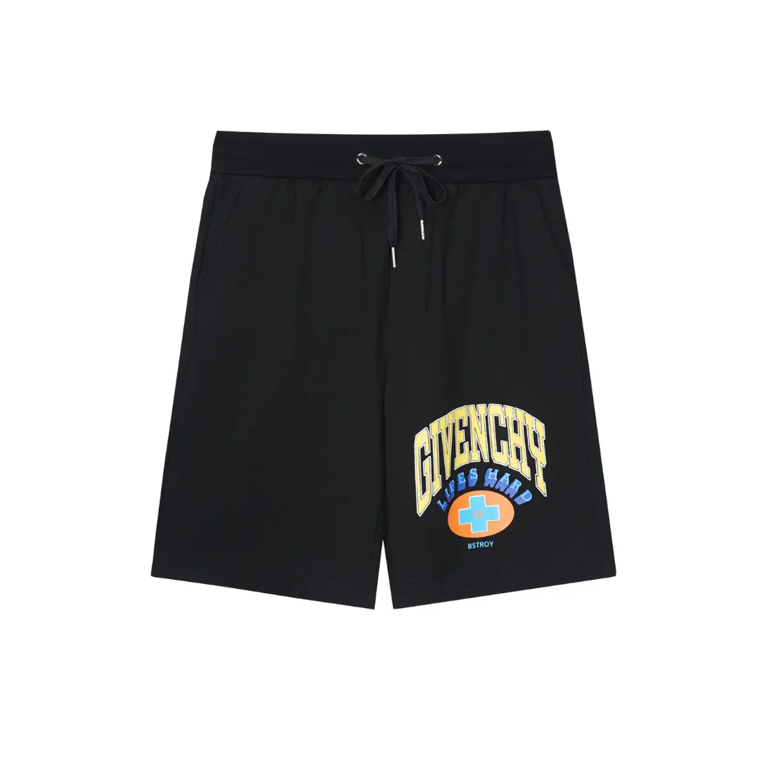 Deluxeside-2026-01-29T111924.029 Givenchy Black Short With Logo Monogram - Image 1