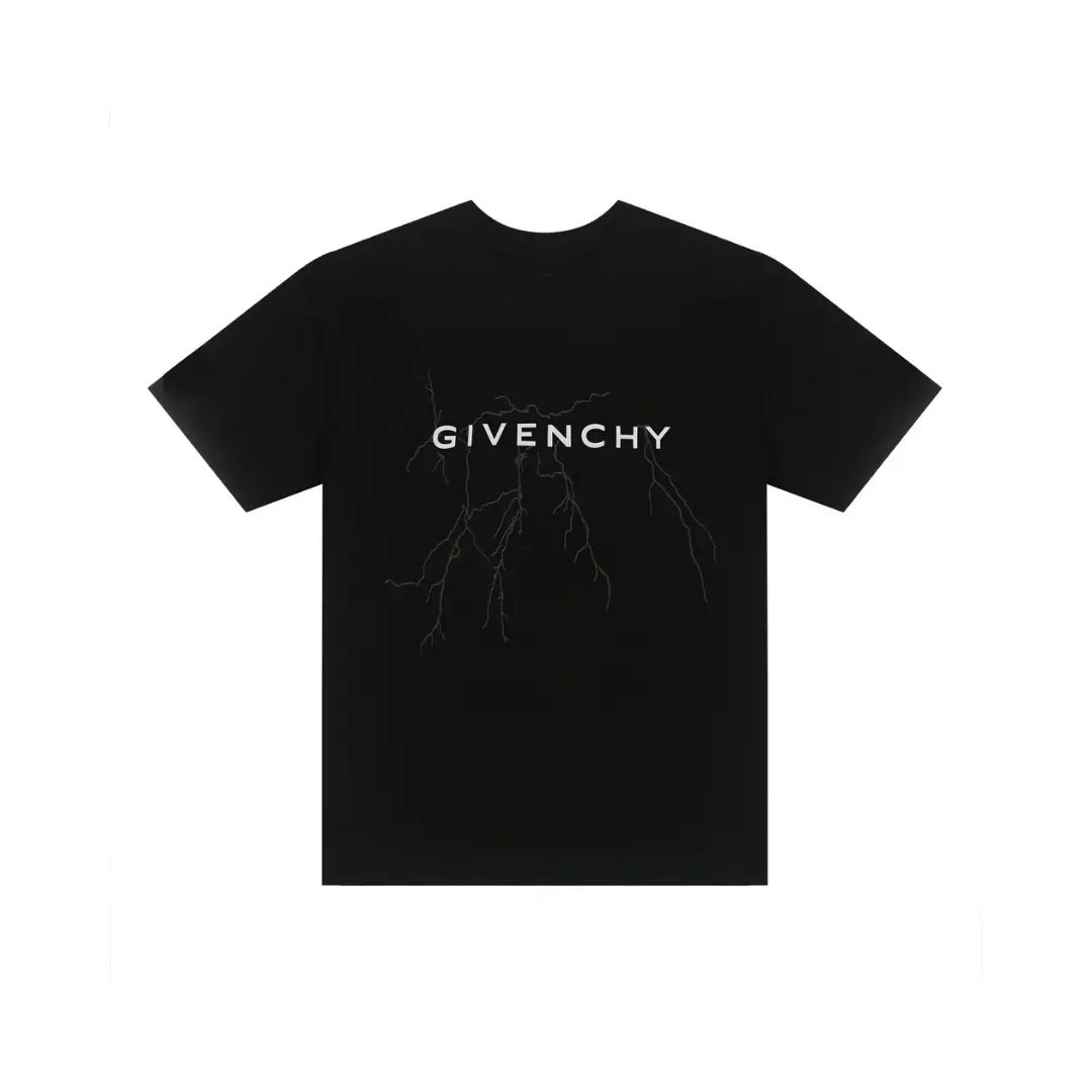Deluxeside-2026-01-29T145019.690 Givenchy T Shirt Black With Lighting Effect - Image 1