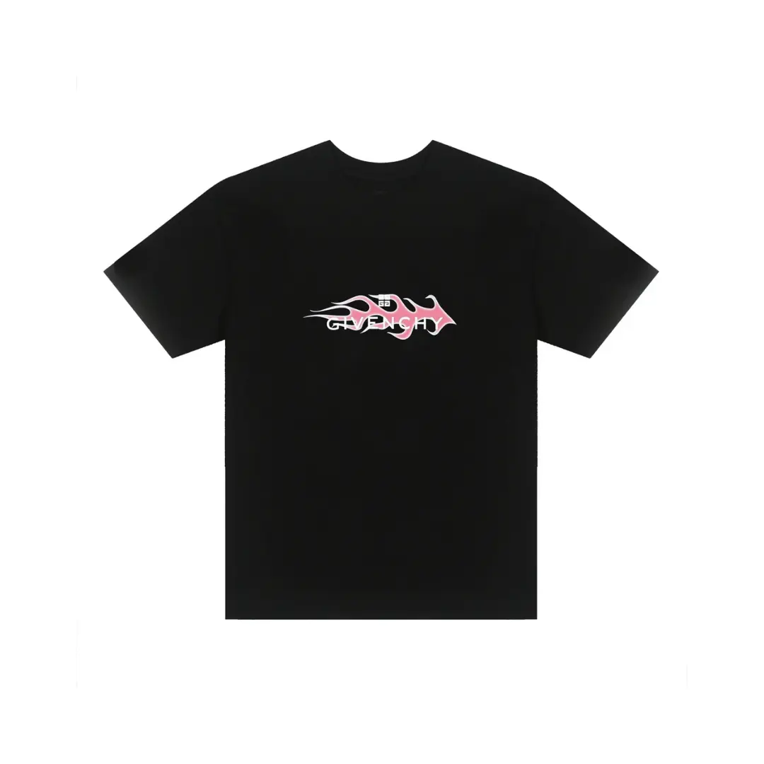 Deluxeside-2026-01-29T150314.172 Givenchy T Shirt Black With Monogram Blazing Effect - Image 1