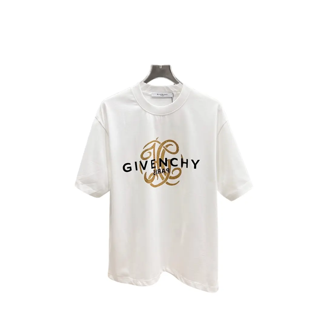 Deluxeside-2026-01-29T174625.492 Givenchy White T Shirt With Monogram Sign - Image 1