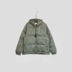 Jumbo Canvas Down Jacket Grey