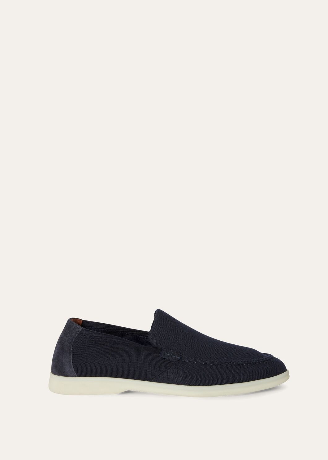 Loro Piana Summer Walk Navy Loafers