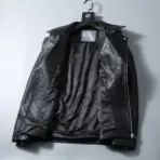 Leather Jacket Black - Image 2