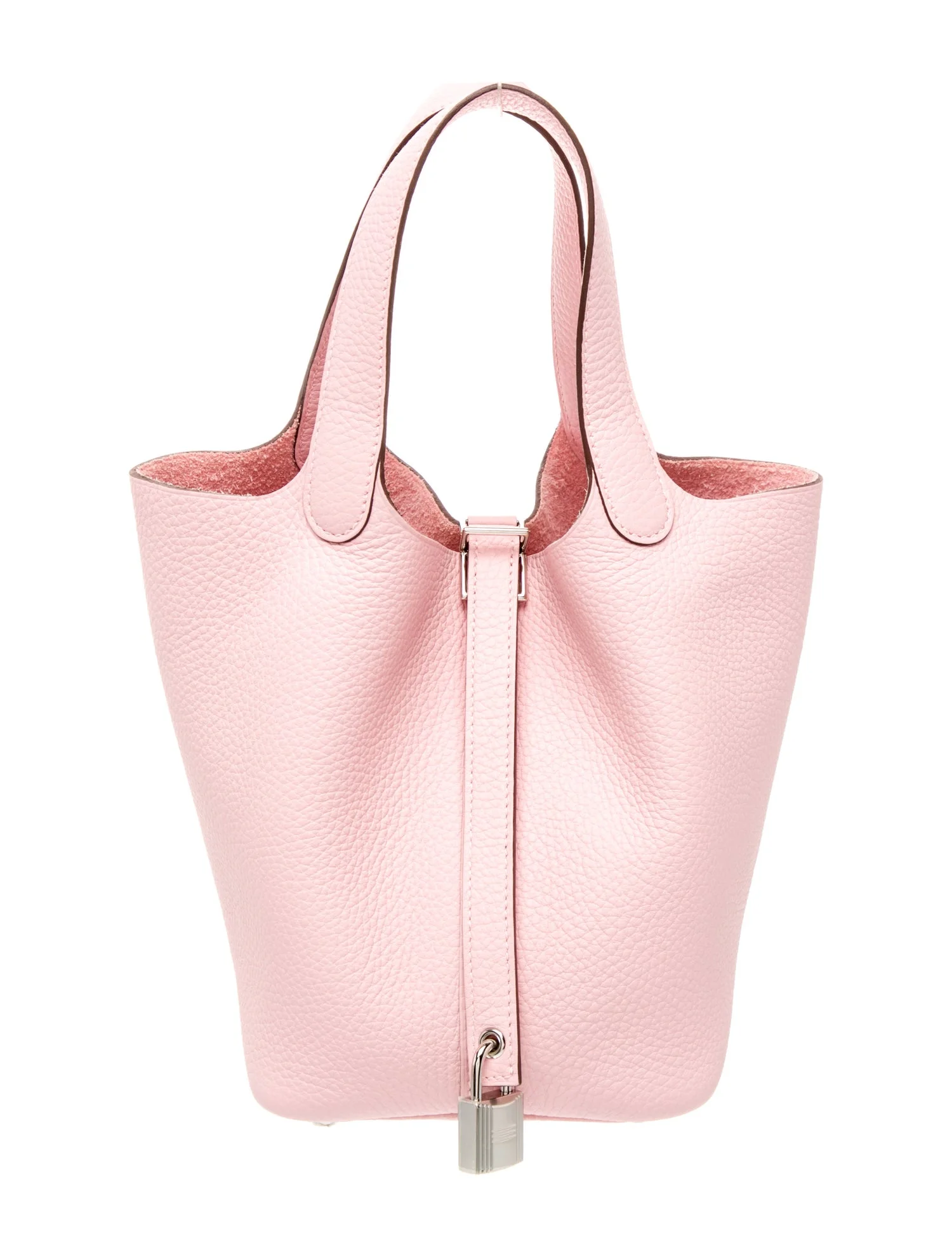 HER790715_1_enlarged Hermès Picotin Lock 18 Pink Bucket Bag - Image 1
