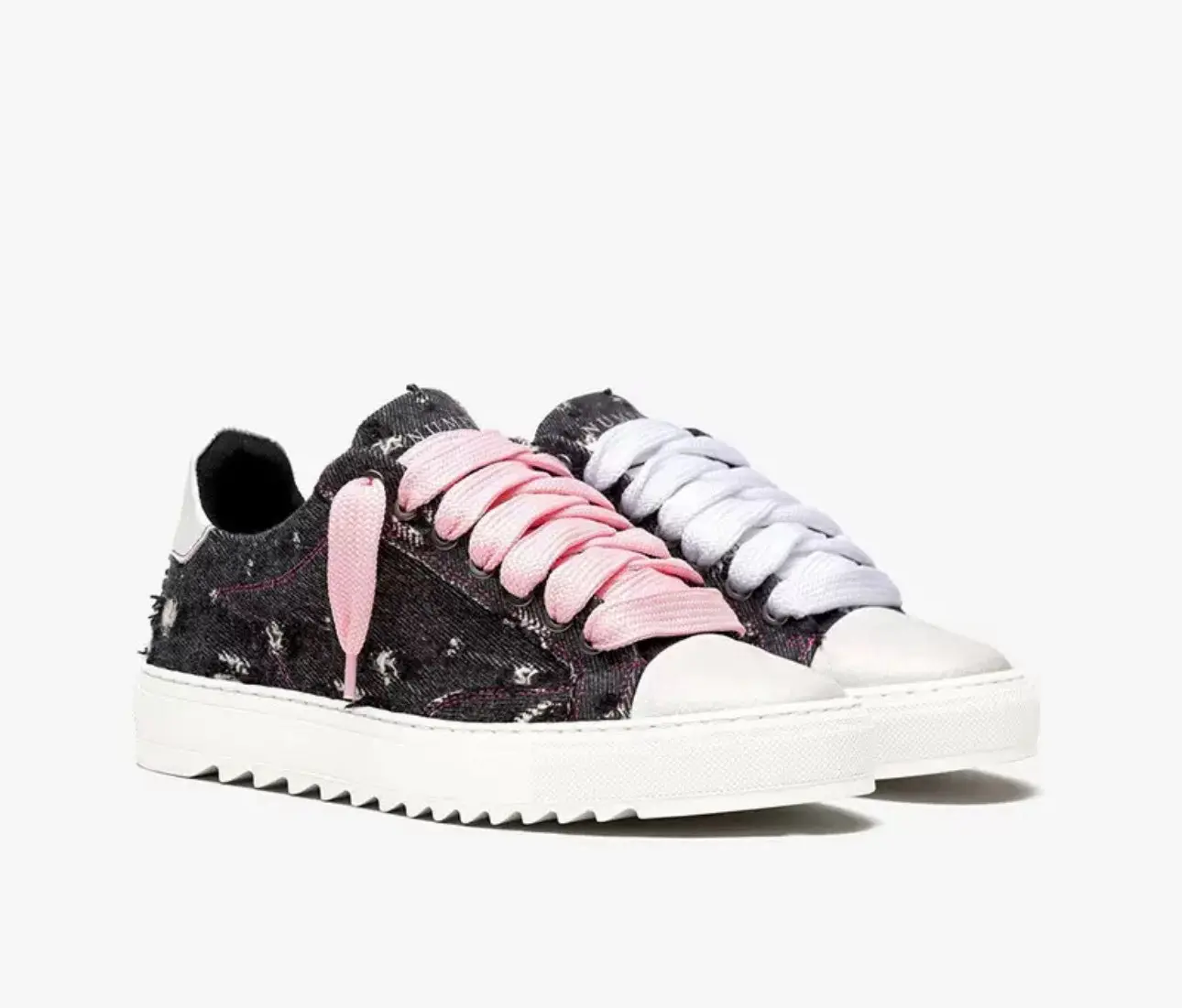 IMG_2057 Numeris Atelier Sneakers Pink Denim - Image 1