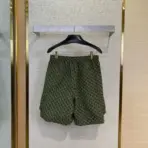 Green Monogram Shorts - Image 2