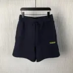 Jersey Shorts With Patch Blue