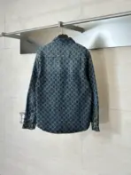 Cotton Denim Jacquard Shirt - Image 2