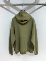 Zip Hoodie Moss Green - Image 2