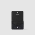 LV Slim Monogram Eclipse Canvas Card Holder - Image 3