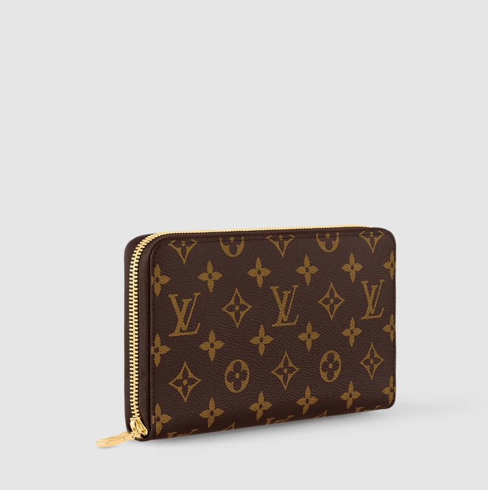 LV Monogram Canvas Zippy Wallet