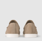 LV Estate Beige Suede Loafers - Image 3