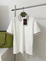 Logo Collar Polo T-Shirt White