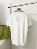 Logo Collar Polo T-Shirt White - Image 2