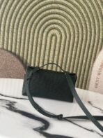 Loro Piana Extra Pocket L19 Ostrich Leather Bag Black - Image 3