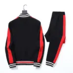 Ribbon Tracksuit Black & Red - Image 2