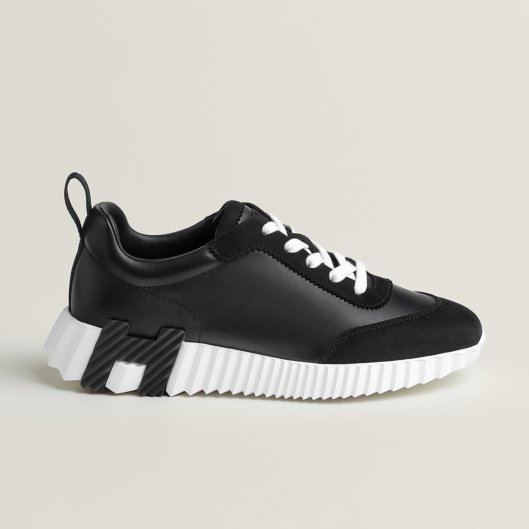 Hermes Black Bouncing Sneakers