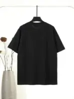 Cotton Jersey T Shirt Black - Image 2