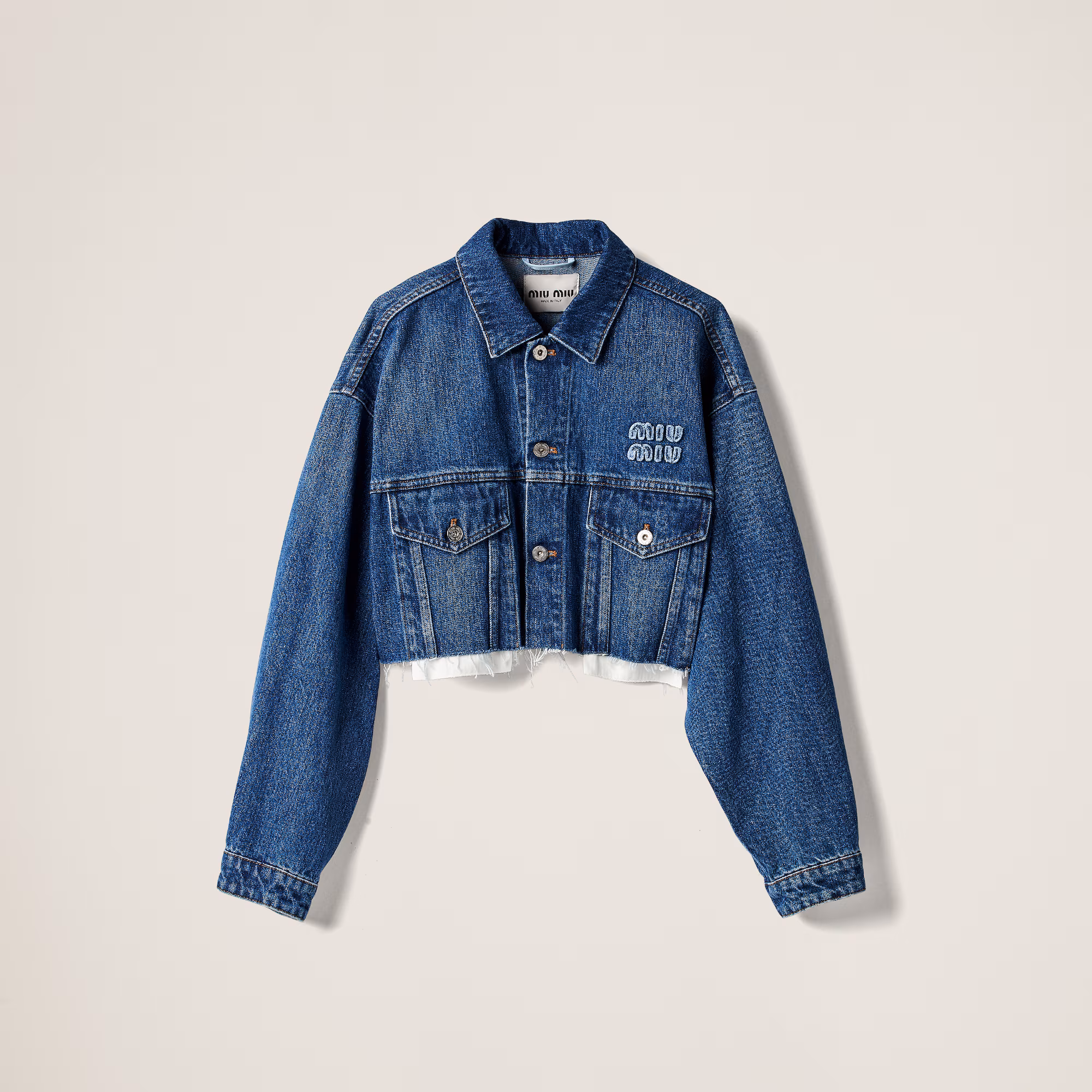 Miu Miu Denim Blouson Jacket