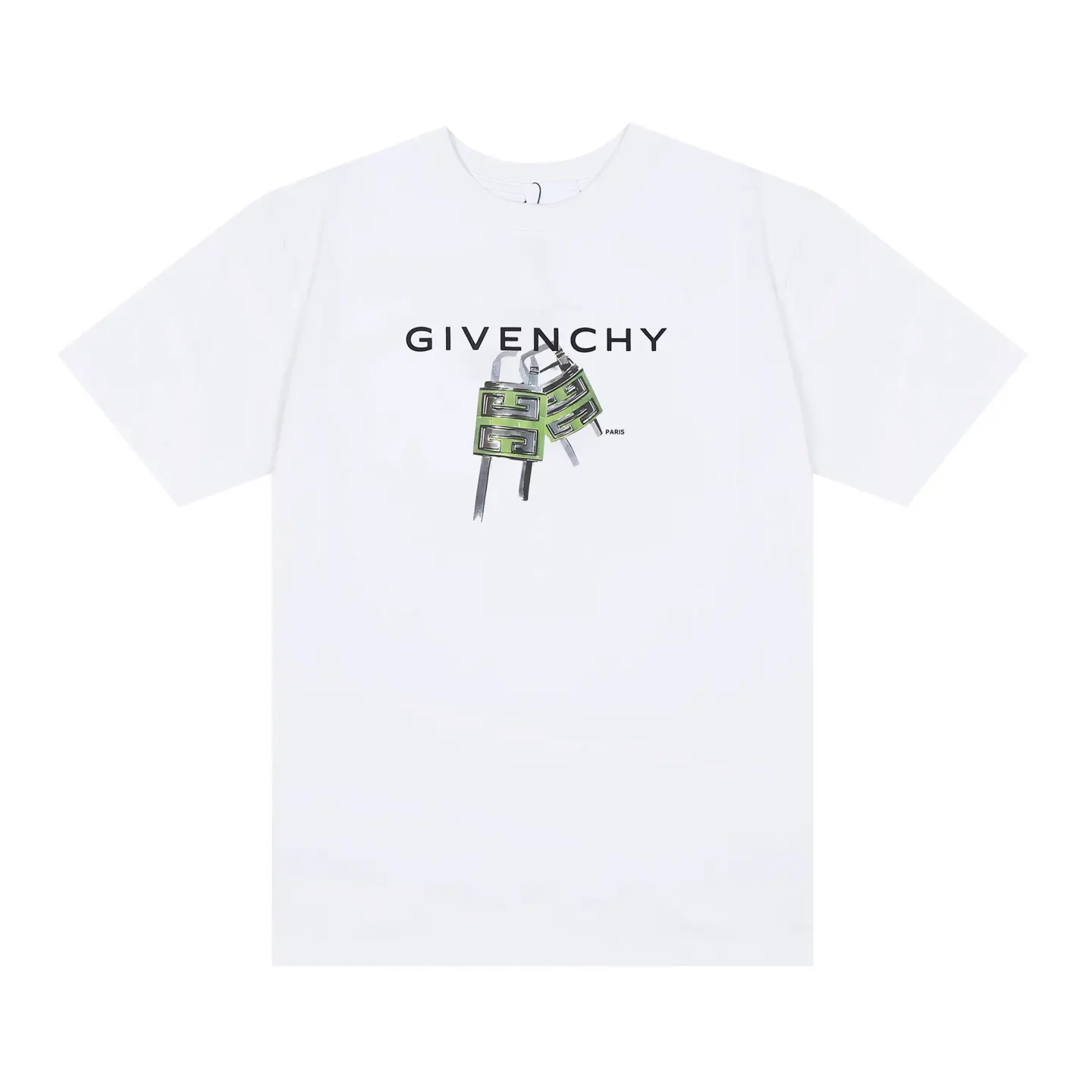 d4366f80 Givenchy White T Shirt With Monogram Design - Image 1