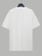 Cotton Washed White Crewneck T Shirt - Image 2