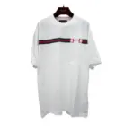 White Cotton Jersey T Shirt