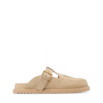 LV Easy White Velvety Suede Leather Mules - Image 2