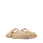 LV Easy White Velvety Suede Leather Mules