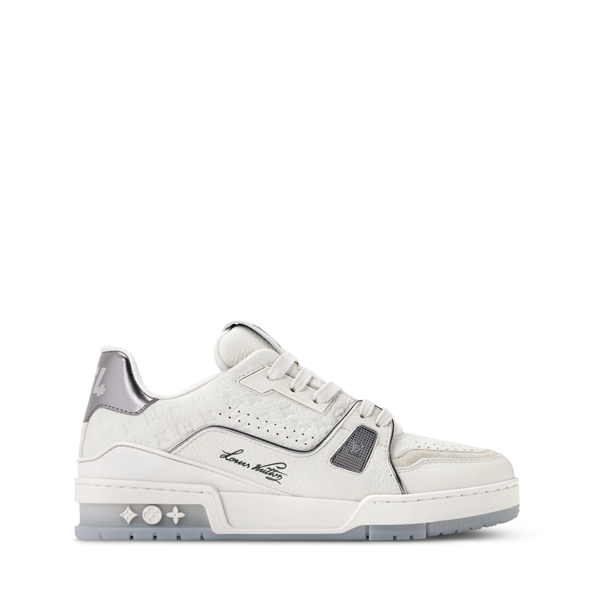 LV White Trainer Sneaker