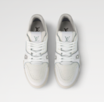 LV White Trainer Sneaker - Image 2