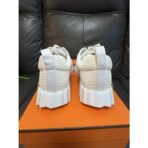 Hermes White Mesh Bouncing Sneakers - Image 3