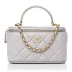 CHANEL Light Grey Vanity Case