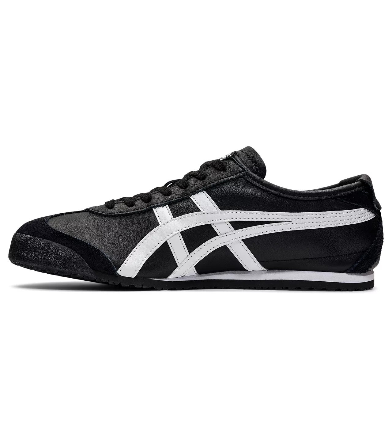 1183C102_001_SR_LT_GLB Onitsuka Tiger Mexico 66 Sleek Black Sneakers - Image 1