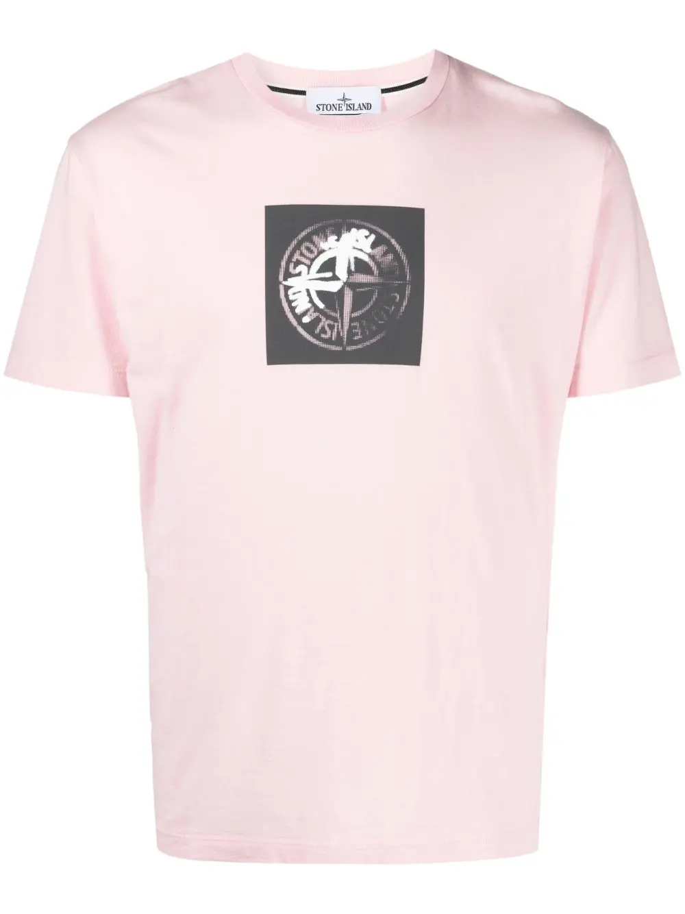 22368263_52279635_1000 Stone Island Logo Print T-shirt Pink - Image 1