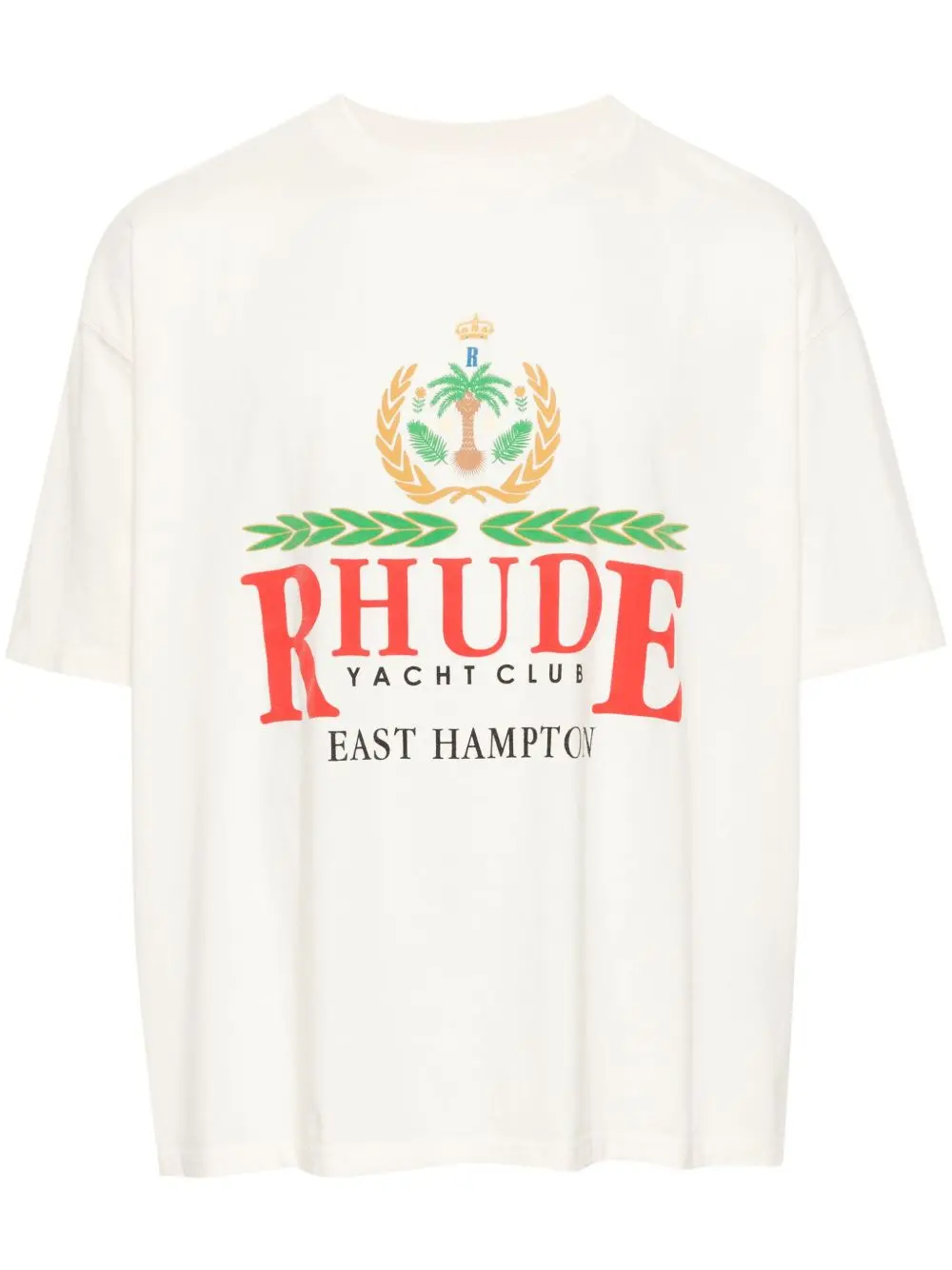 22860153_52926880_1000 RHUDE East Hampton Crest Cotton T-Shirt - Image 1