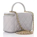 CHANEL Light Grey Vanity Case - Image 2